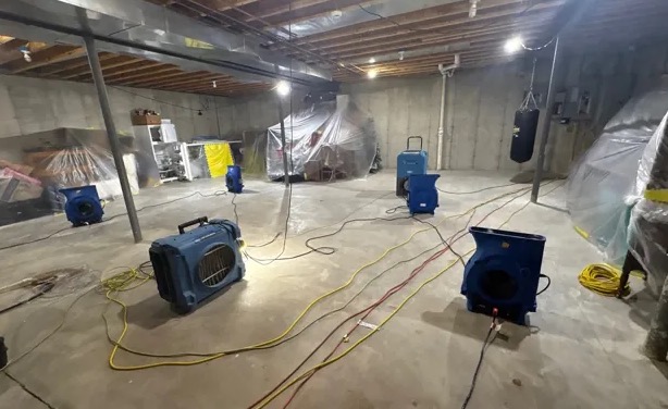 Flooded Basement Cleanup in Thompson's Station, TN